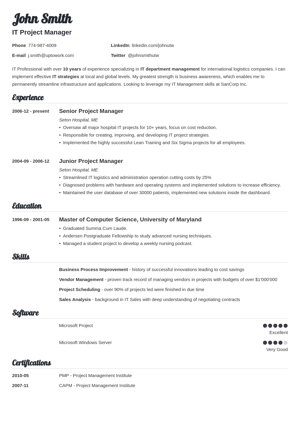 Attractive Resume To Build Your Professional Career post thumbnail image